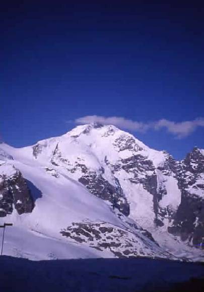 Il Grande Piz Bernina, 4049 metri.