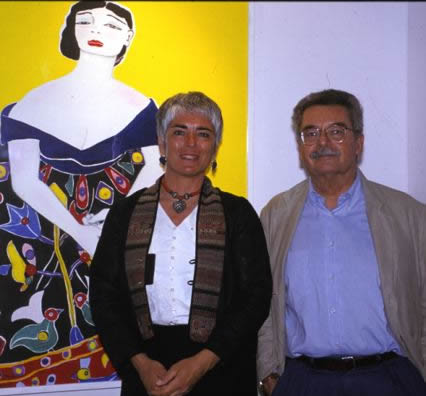 Con Vincenzo Cottinelli, fotografo di Tiziano Terzani